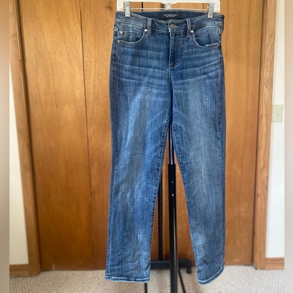 Liverpool Los Angeles  Blue Straight Leg Jeans Classic Style Size 4 - Picture 1 of 13